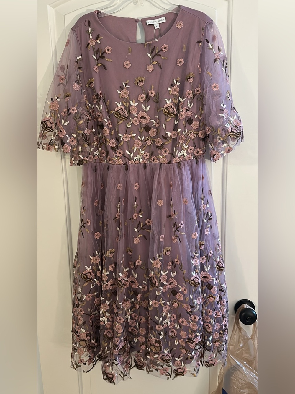 Baltic Born Floral Aplique Dress